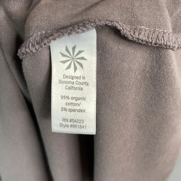 5/$25 ATHLETA Dress Lost River Grey Cowl Neck Long Sleeve Pocket *As Is* M - Picture 6 of 12